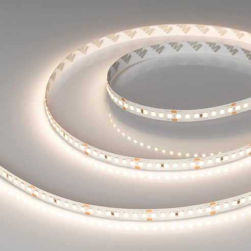 Лента светодиодная RT-A168-10mm 24V Warm3500 (17 W/m, IP20, 2835, 5m) (Arlight, Открытый)