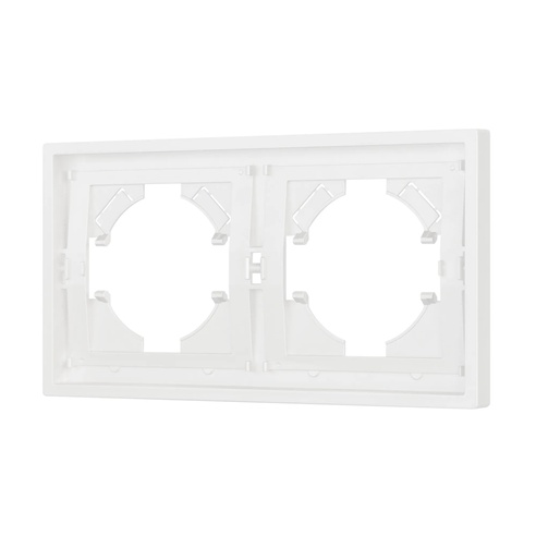 Рамка пластиковая FRM-TENDO-SFPL-2-WH (Arlight, -)