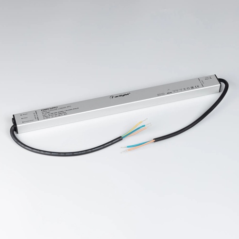 Блок питания ARPV-LG24240-LINEAR-PFC (24V, 10A, 240W) (Arlight, IP67 Металл, 5 лет)