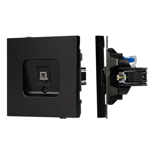 Механизм компьютерной розетки SCT-TENDO-MPC1-PL-BK (RJ-45, CAT6) (Arlight, -)