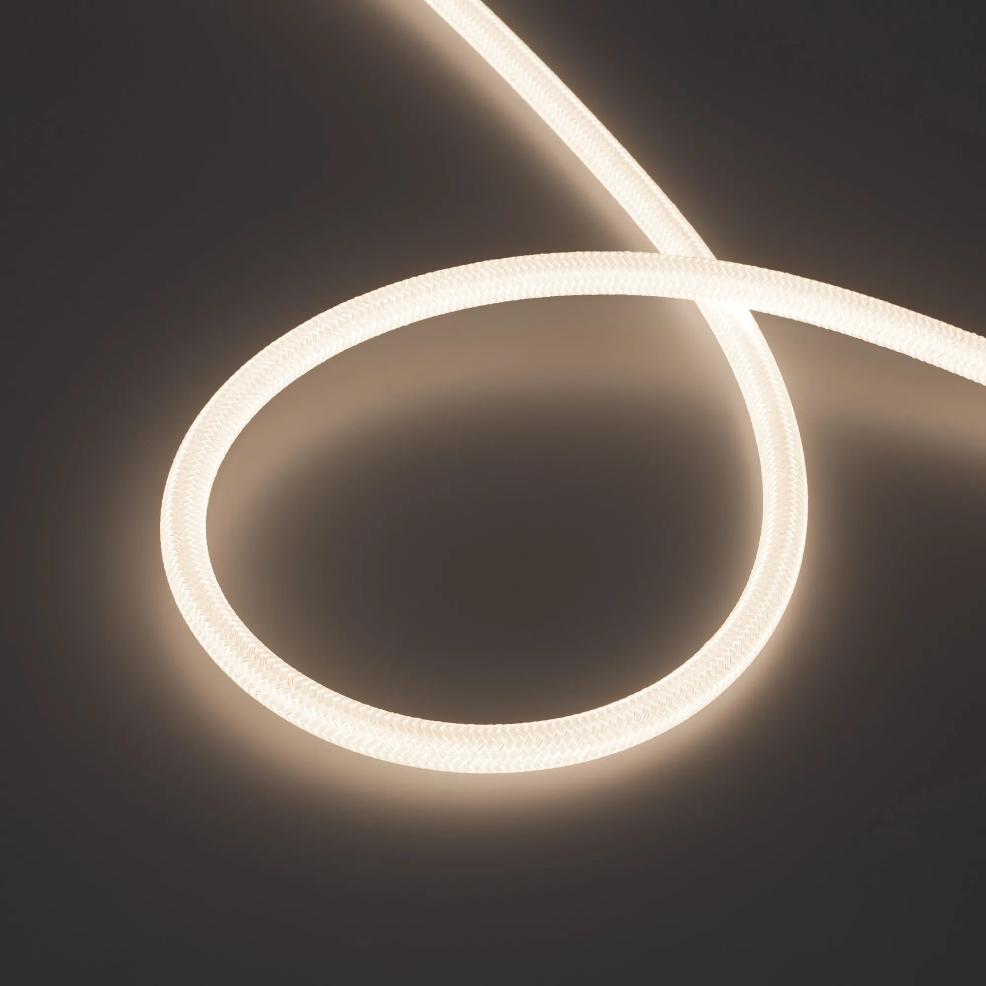 Лента светодиодная герметичная MOONLIGHT-COTTON-TOP-S-M560-D13xmm 24V Day4000 (11 W/m, IP65, 5m, wire x1) (Arlight, Вывод прямой, 3 года) - изображение товара