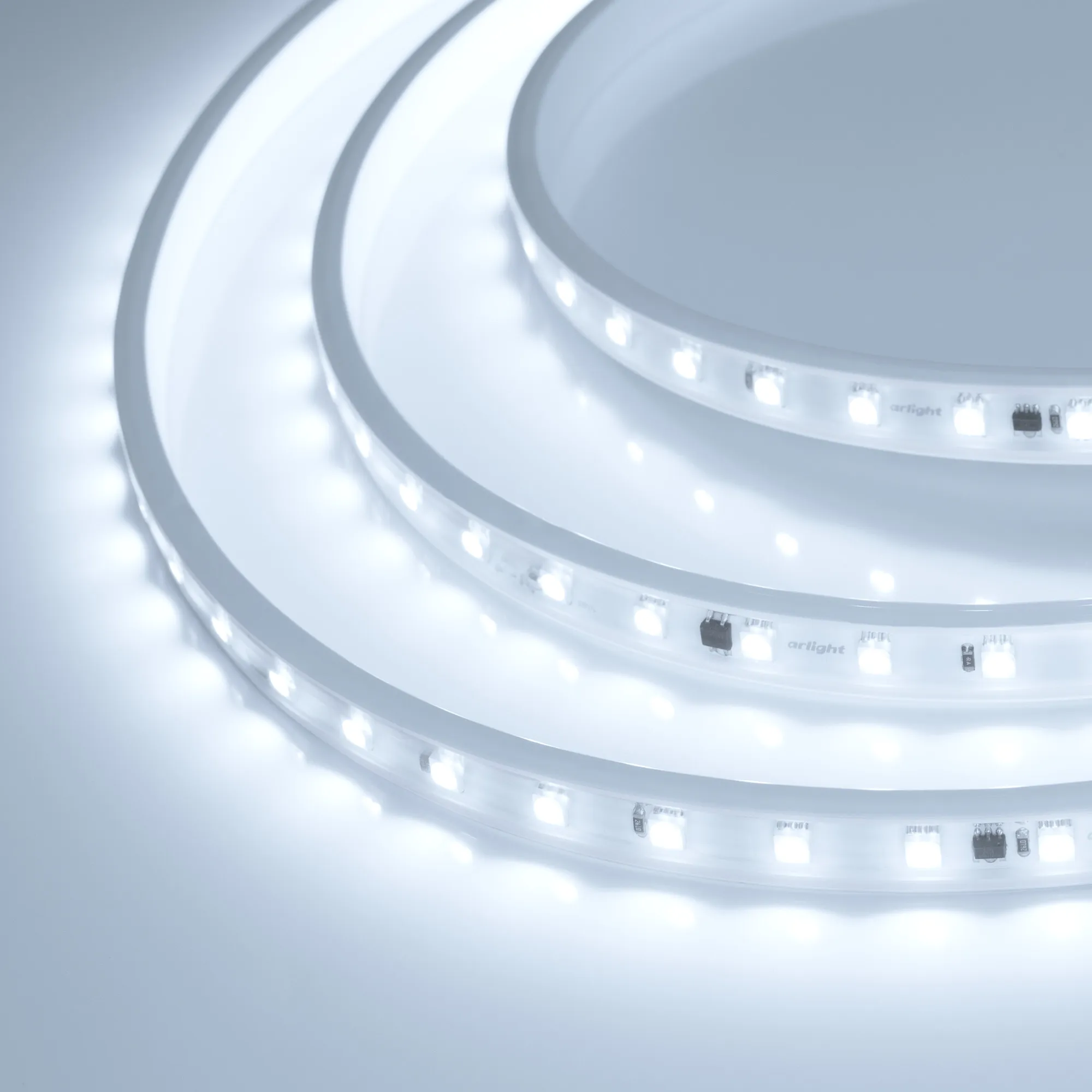 Лента светодиодная герметичная ARL-PV-B54-15.5mm 230V White6000 (8 W/m, IP65, 5060, 10m) (Arlight, -)