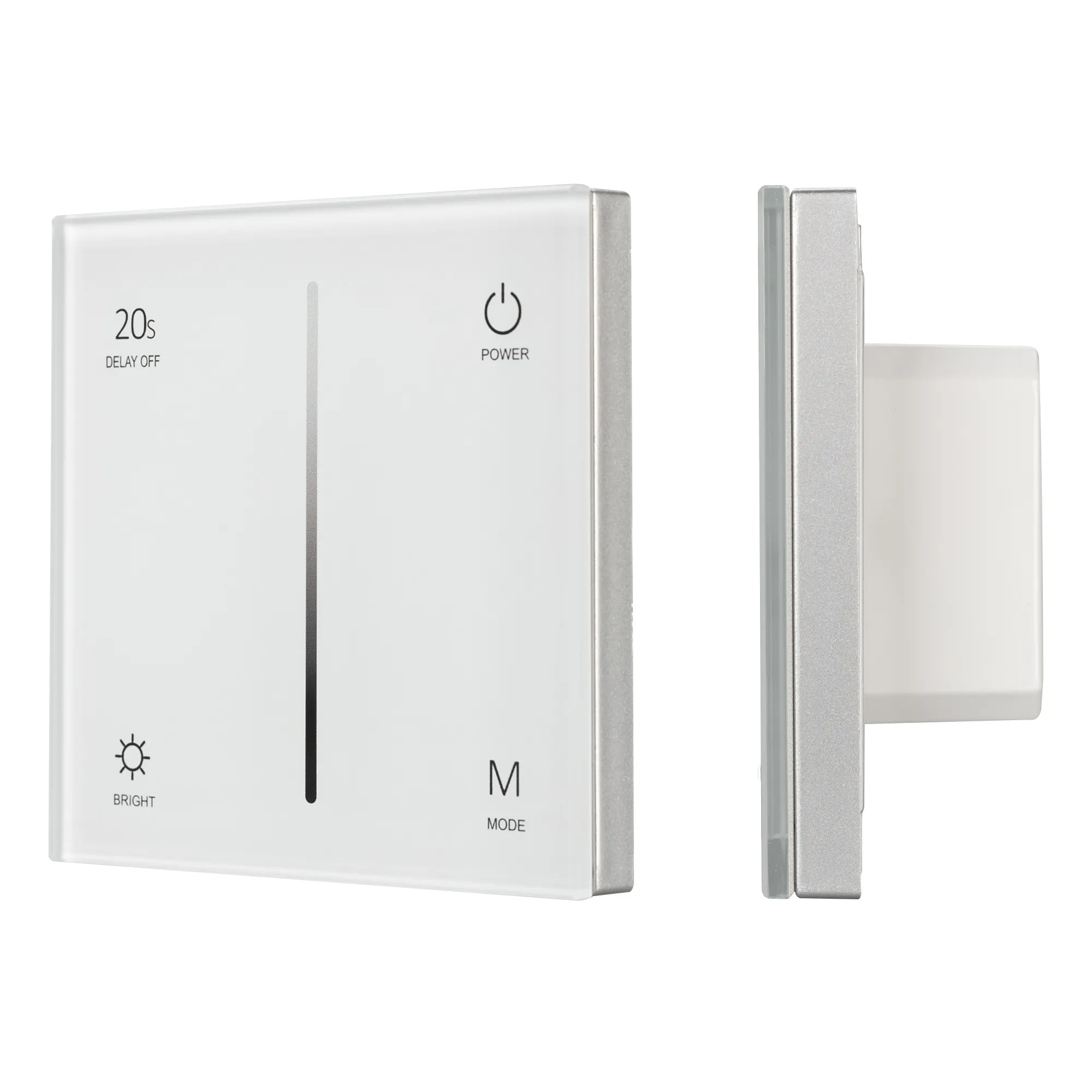 Панель SMART-P36-DIM-IN White (230V, 1.2A, TRIAC, Sens, 2.4G) (Arlight, IP20 Пластик, 5 лет) - изображение товара