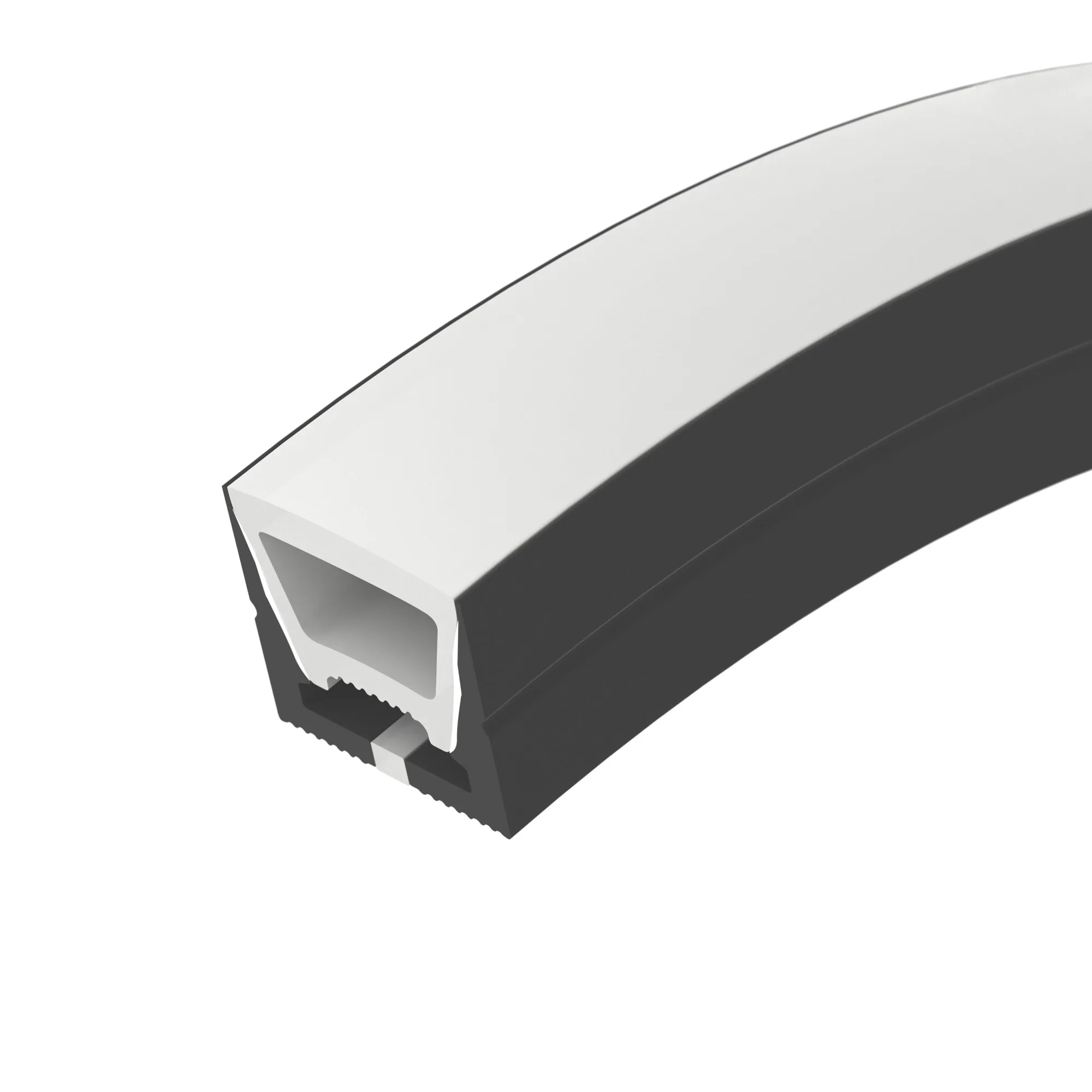 Силиконовый профиль WPH-FLEX-1616-TOP-S11-5m BLACK (Arlight, Силикон) - изображение товара