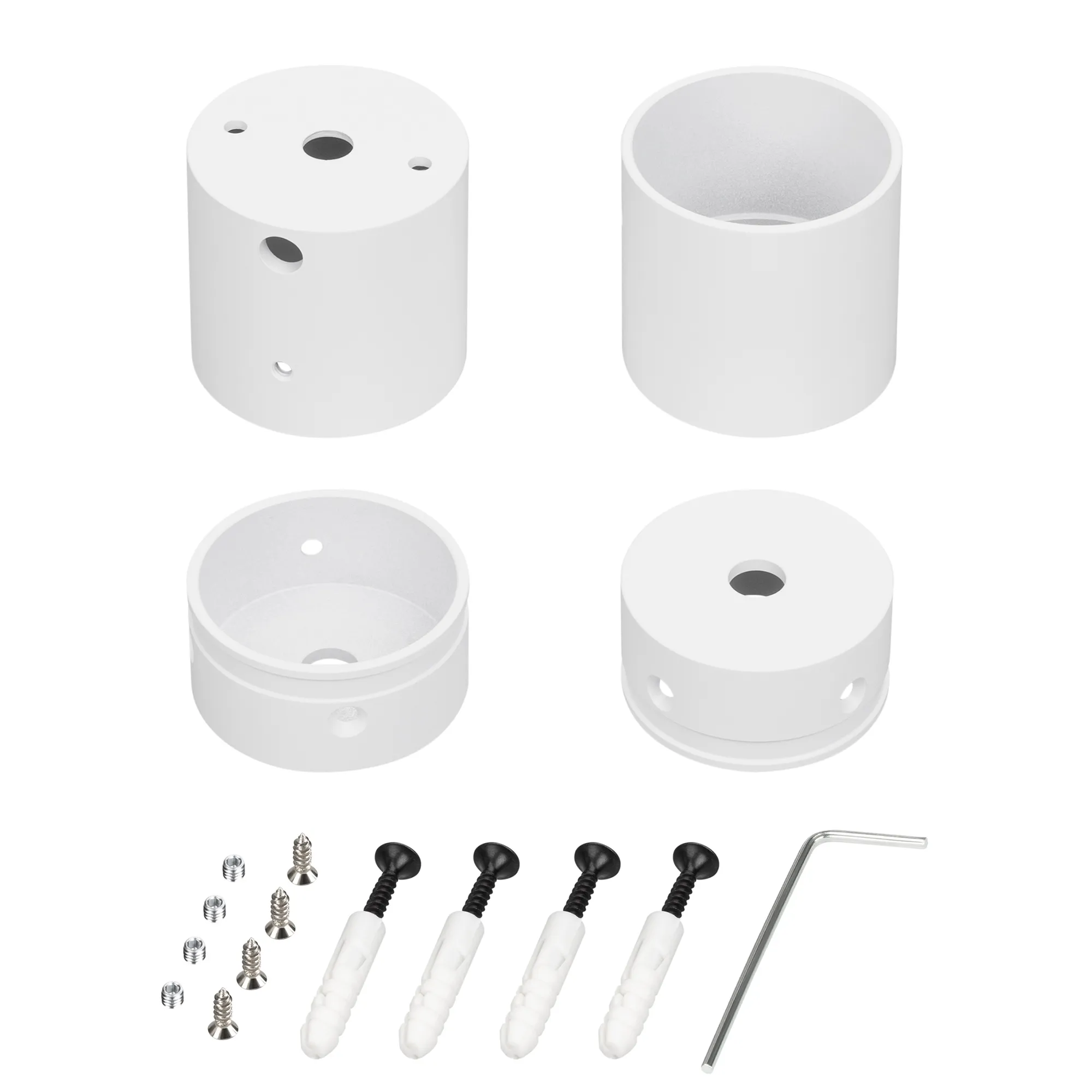 Крепление MOONLIGHT-VT-CEILING-DL-D40-WHITE (Arlight, Алюминий) - изображение товара