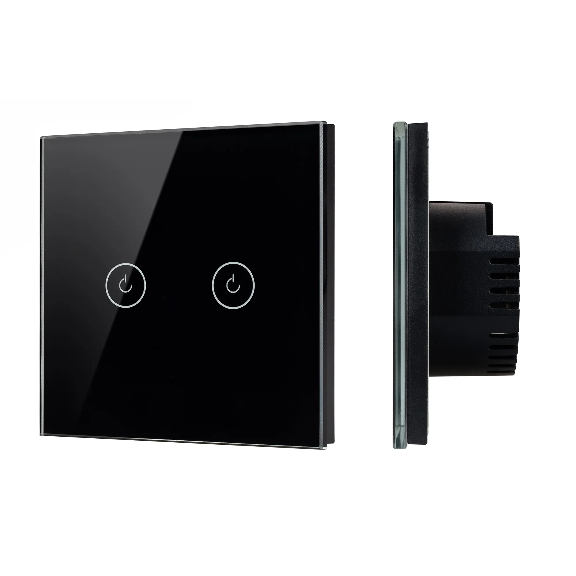 Выключатель сенсорный SWT-OMALI-S02-ZB-BK (250V, 10A, Zigbee) (Arlight, Стекло)